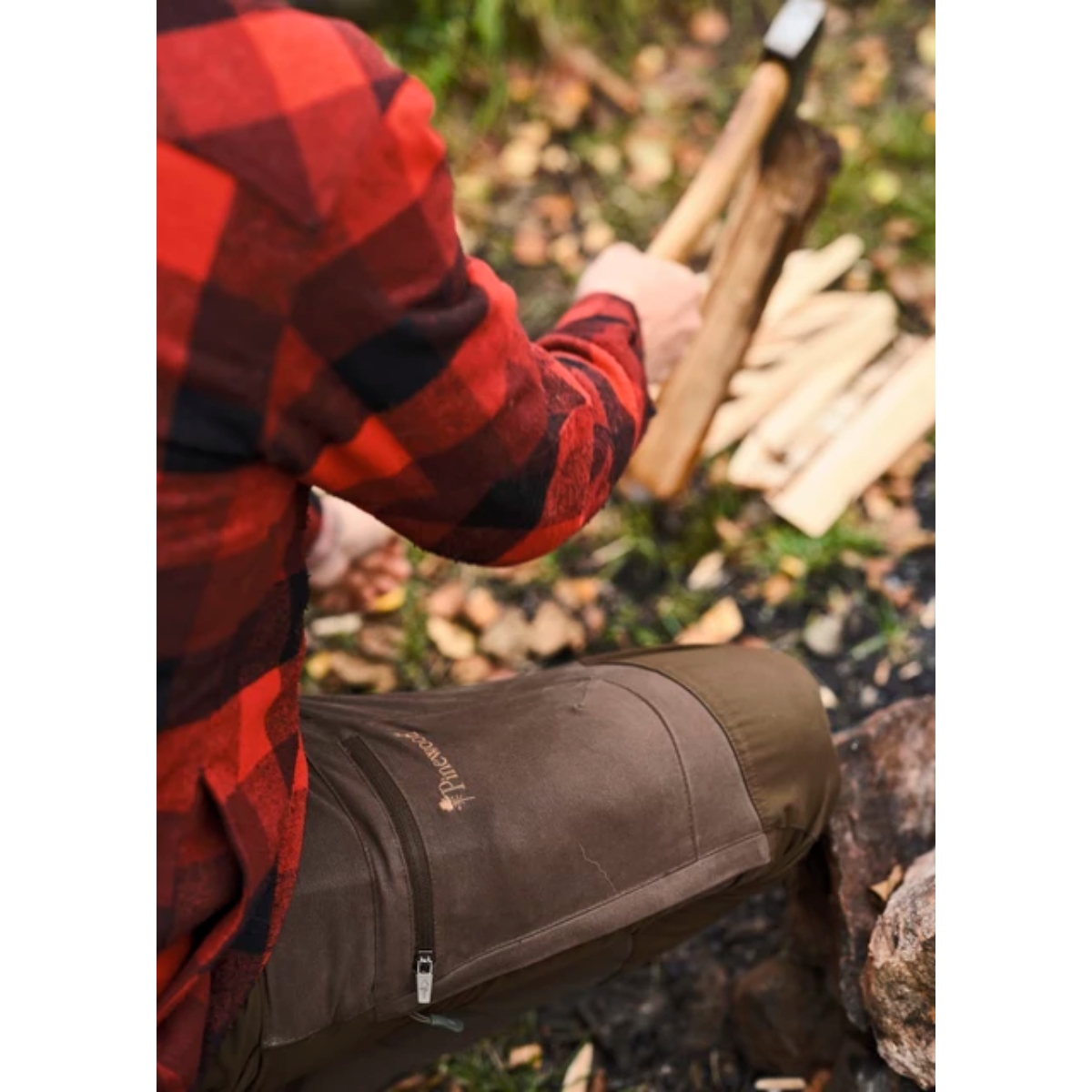 Pinewood Canada Classic 2.0 skjorte – Rød/Sort