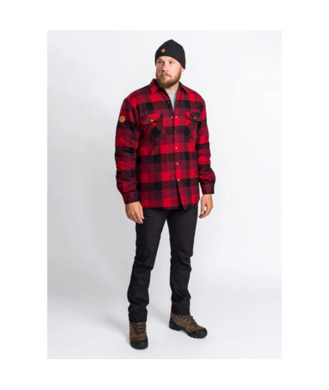 Pinewood Canada Classic 2.0 skjorte – Rød/Sort