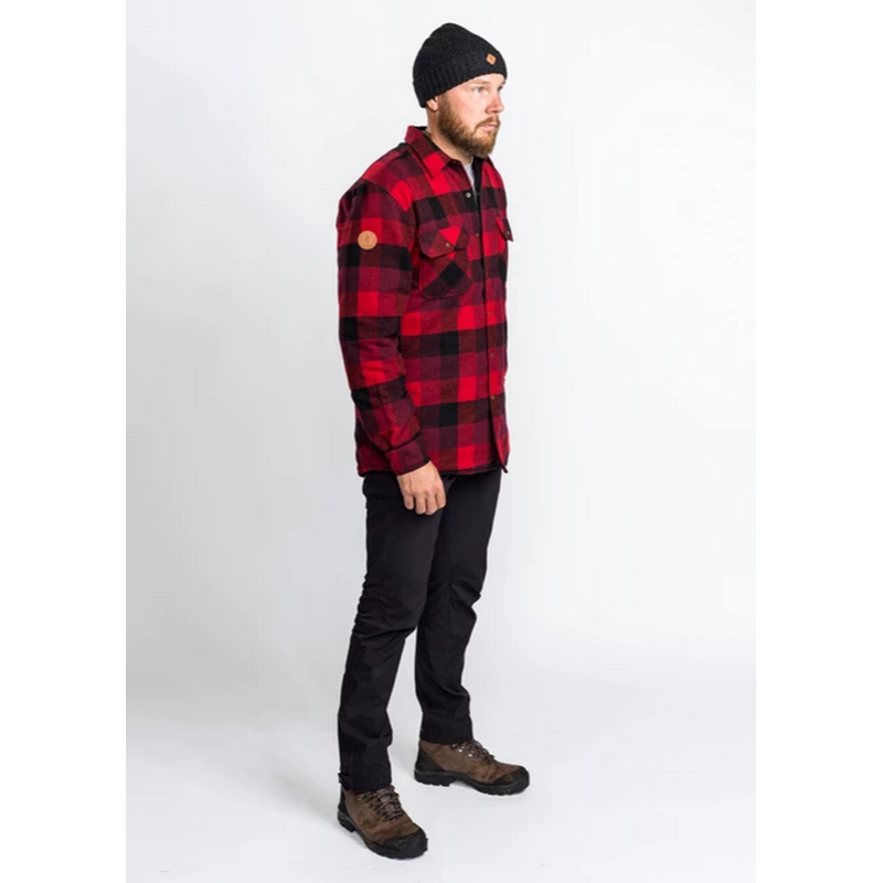 Pinewood Canada Classic 2.0 skjorte – Rød/Sort