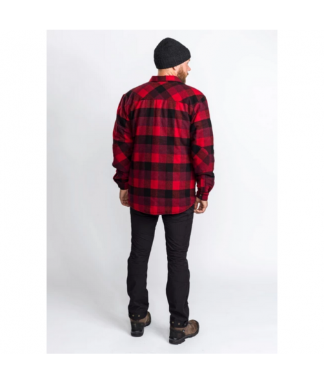Pinewood Canada Classic 2.0 skjorte – Rød/Sort