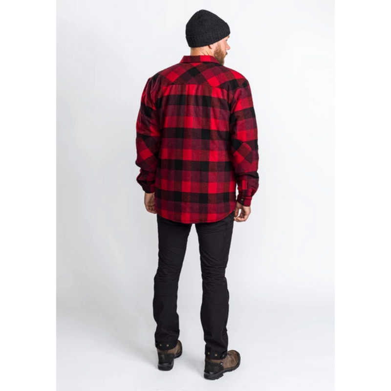 Pinewood Canada Classic 2.0 skjorte – Rød/Sort