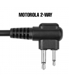 Earmor M52 PTT til Motorola 2 pin - Med løs fingerknap