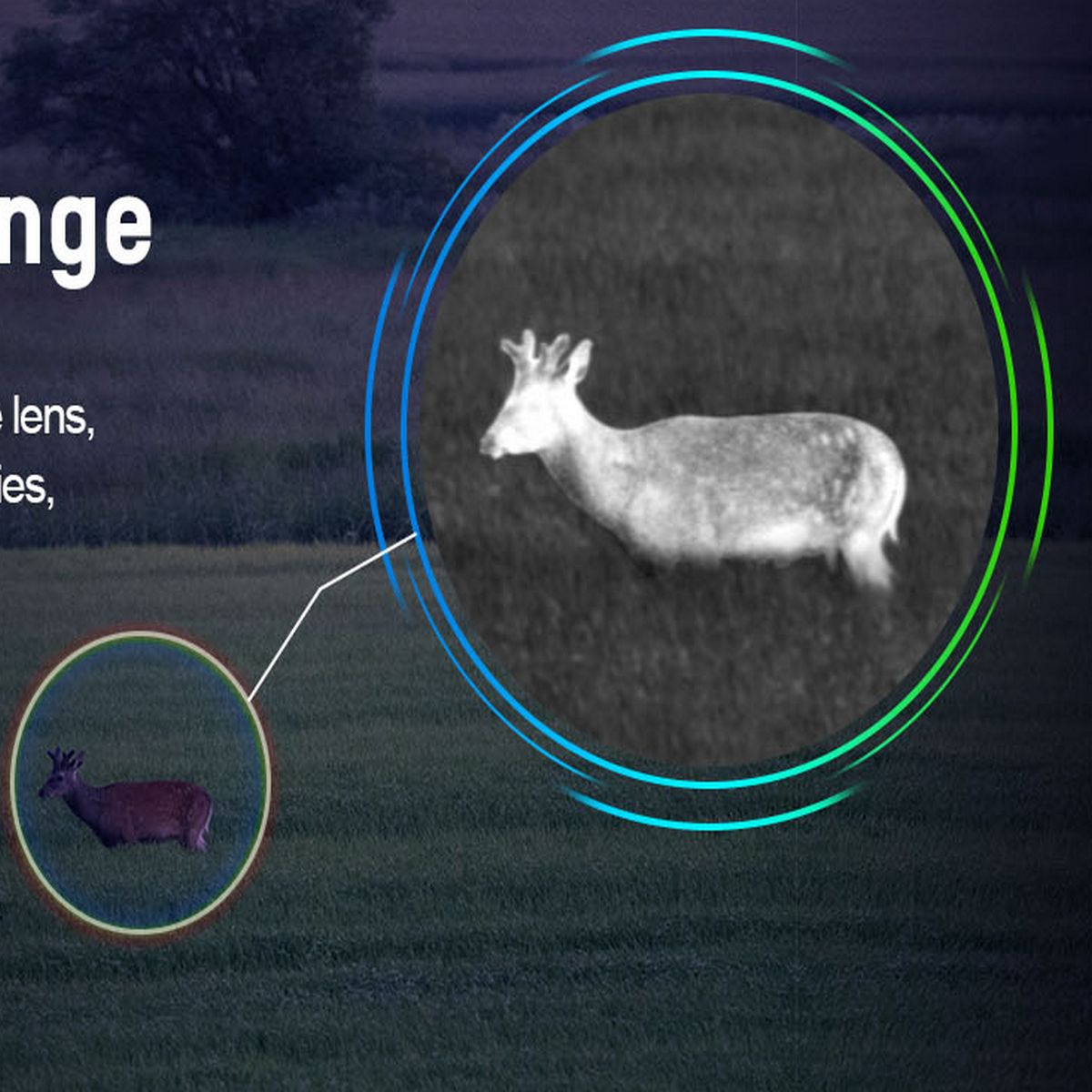 Hikmicro Thunder Pro - Termisk clip-on sigtekikkert 19mm