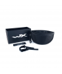 Wiley X Rogue Comm sports- og skydebriller - Mat sandfarvet stel med 3 linser