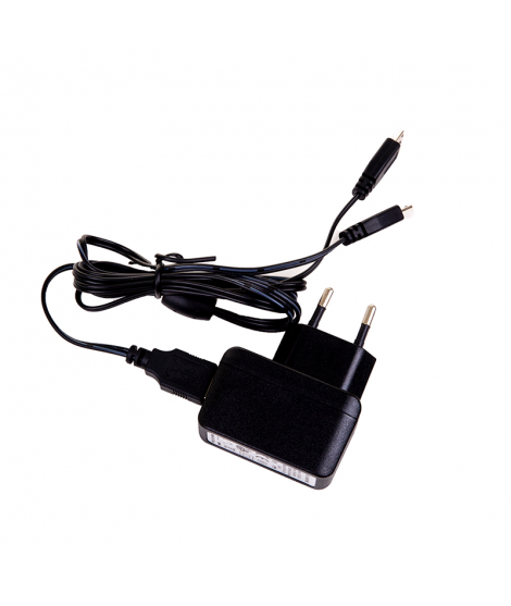 Oplader til Happyhot varmesåler og varmesokker 230V - USB / USB Micro 5V 1.2A