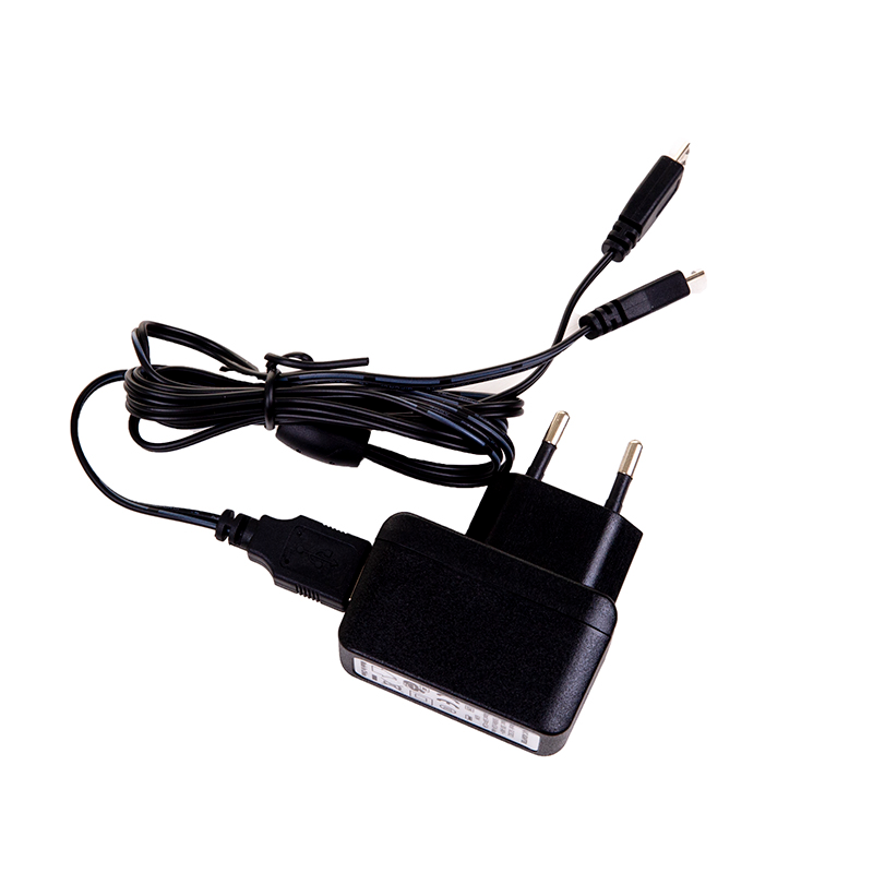 Oplader til Happyhot varmesåler og varmesokker 230V - USB / USB Micro 5V 1.2A