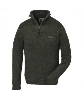 Pinewood Sweater Hurricane DAME - Windstopper - Mørkegrøn Mix M