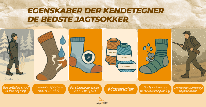 Hvilke egenskaber skal jagtsokker have?